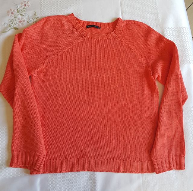 Pullover donna corallo Maurice Abot