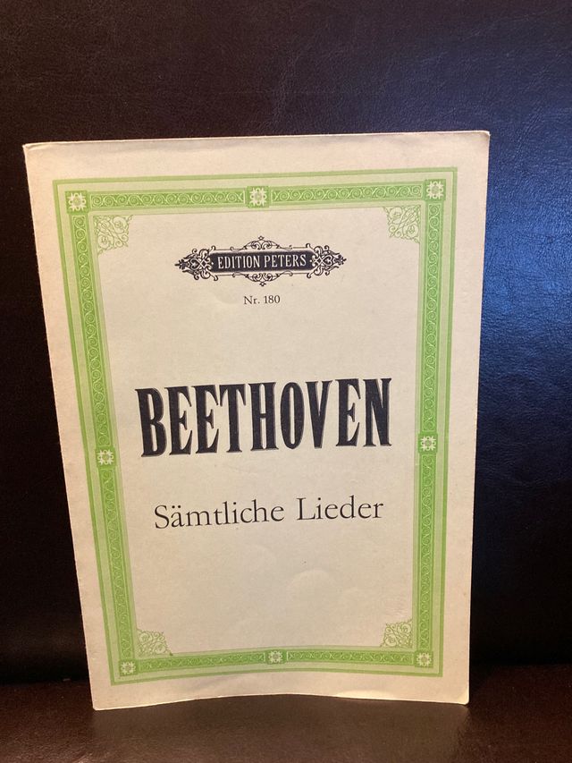 Partitura BEETHOVEN: Sämtliche lieder