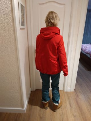 Cazadora  MANGO, color rojo