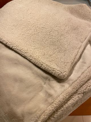 colcha-Manta sofá o cama Borreguillo Efecto Pelo 