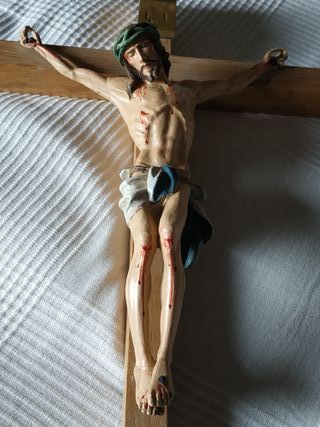 CRISTO CRUCIFIJO DE MADERA
