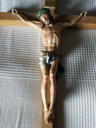 CRISTO CRUCIFIJO DE MADERA