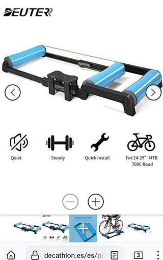 Rodillo bicicleta DEUTER (Decathlon)