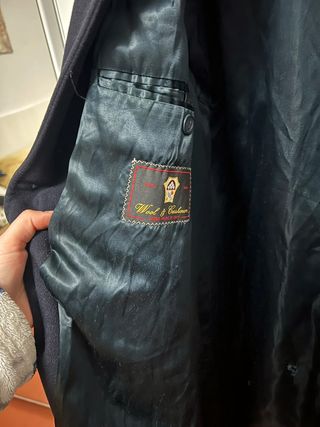 Cappotto blu uomo Hanry Logan lana e cashmere