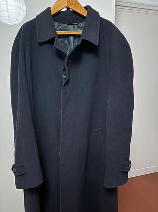 Cappotto blu uomo Hanry Logan lana e cashmere