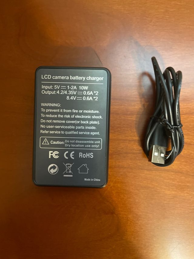 Cargador para olympus blh-1