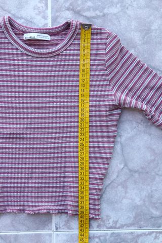 Crop top rayas mujer