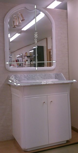 CONJUNTO MUEBLE, LAVABO Y ESPEJO NUEVO