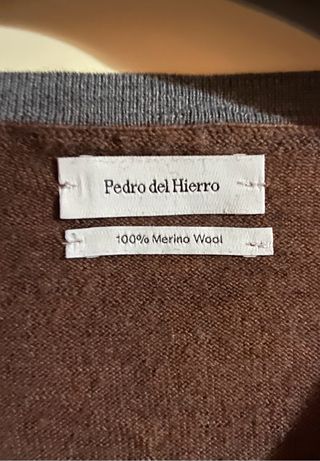 JERSEY DE CABALLERO.MARRÓN.PEDRO DEL HIERRO.XXL.