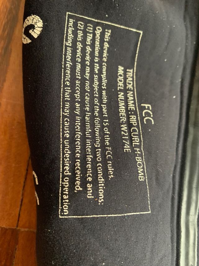 Neopreno Rip curl H-bomb talla M calefactado