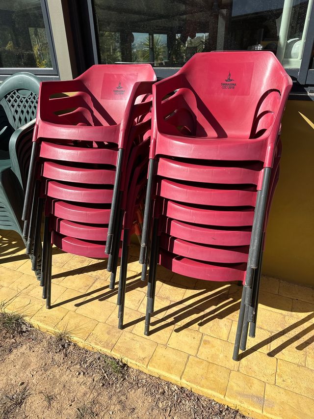 Sillas exterior/precio unitario 