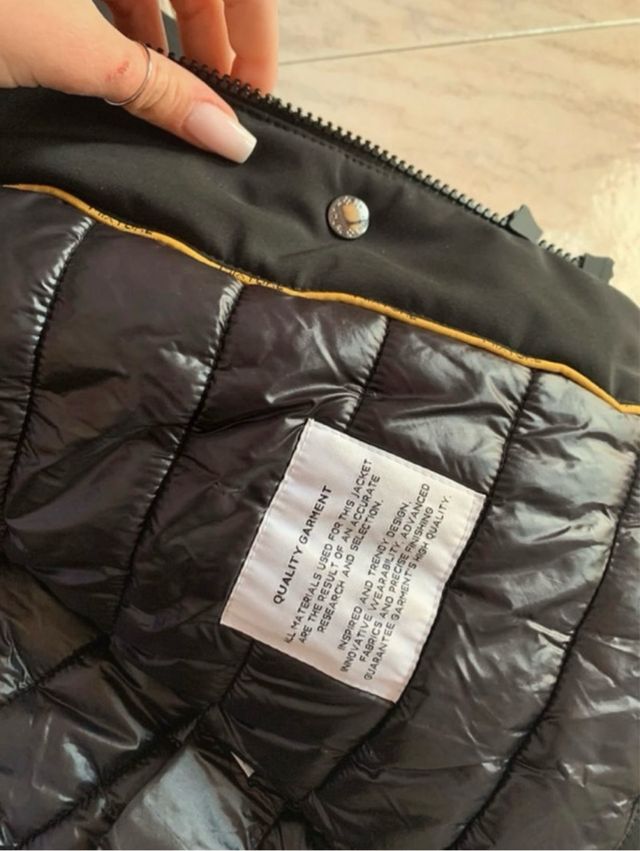 Giubbotto nero Mixture bambina