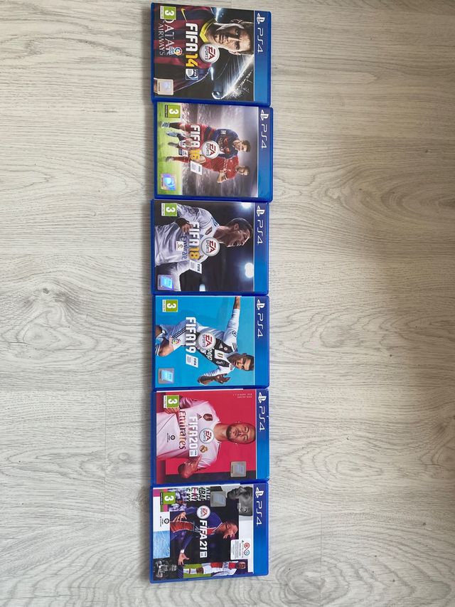 Pack Fifa (14, 16, 18, 19, 20, 21) para ps4