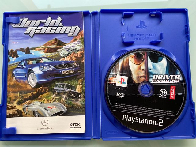 Lote juegos ps2 WRC y Driver Parallel Lines