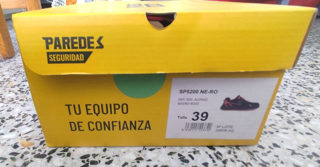 Botas de seguridad Paredes T39
