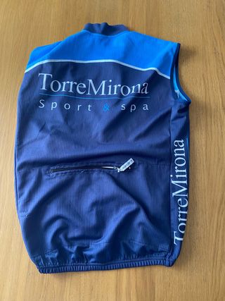 Maillot sin mangas talla S azul
