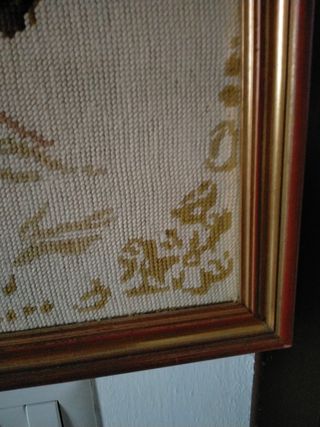 Quadro bambino punto croce