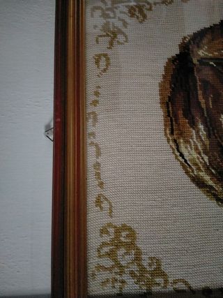 Quadro bambino punto croce