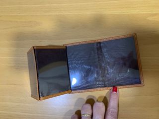 Cartera carnet y portadocumentos. De piel