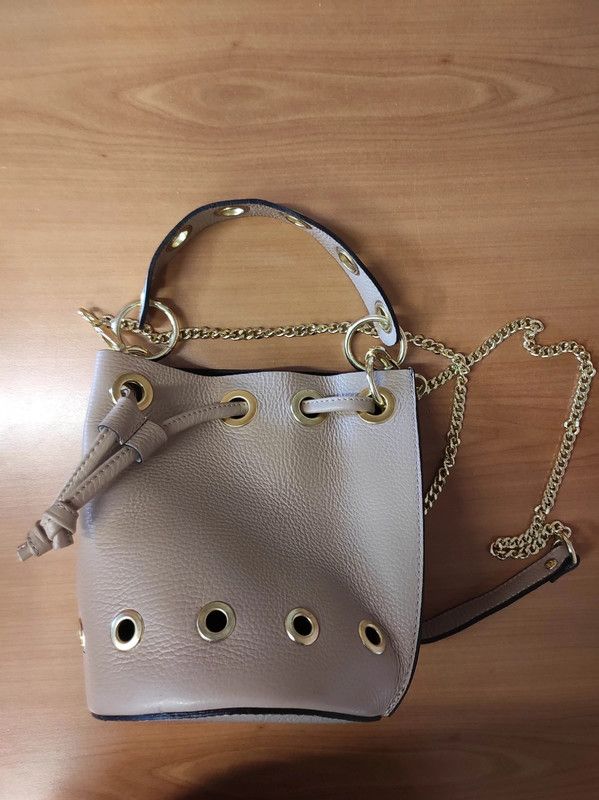 Borsa a sacco in pelle