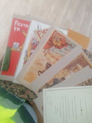 carteles Fiestas de Moros y Cristianos Alcoy