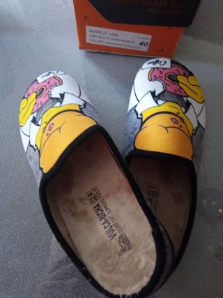 Zapatillas casa Bart Simpson , sin estrenar