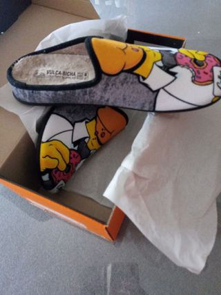 Zapatillas casa Bart Simpson , sin estrenar
