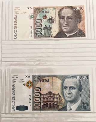 Billetes rey juan carlos
