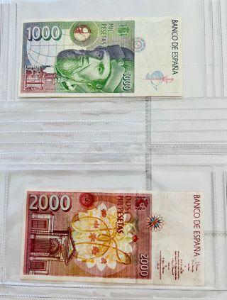 Billetes rey juan carlos