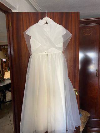 Vestido blanco comunión niña