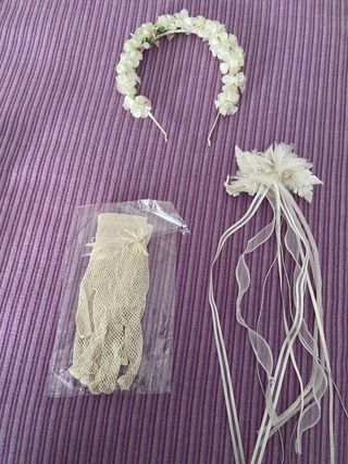 Vestido blanco comunión niña