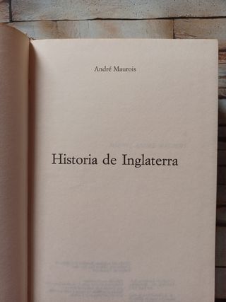 Historia de Inglaterra/André Maurois