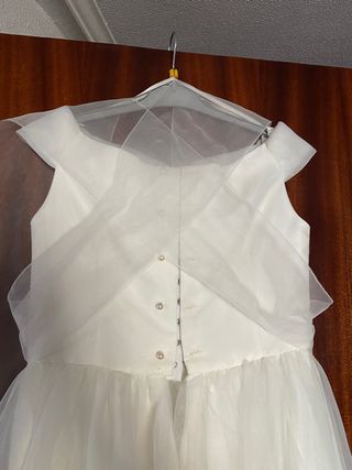 Vestido blanco comunión niña