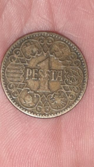 1 peseta 1944