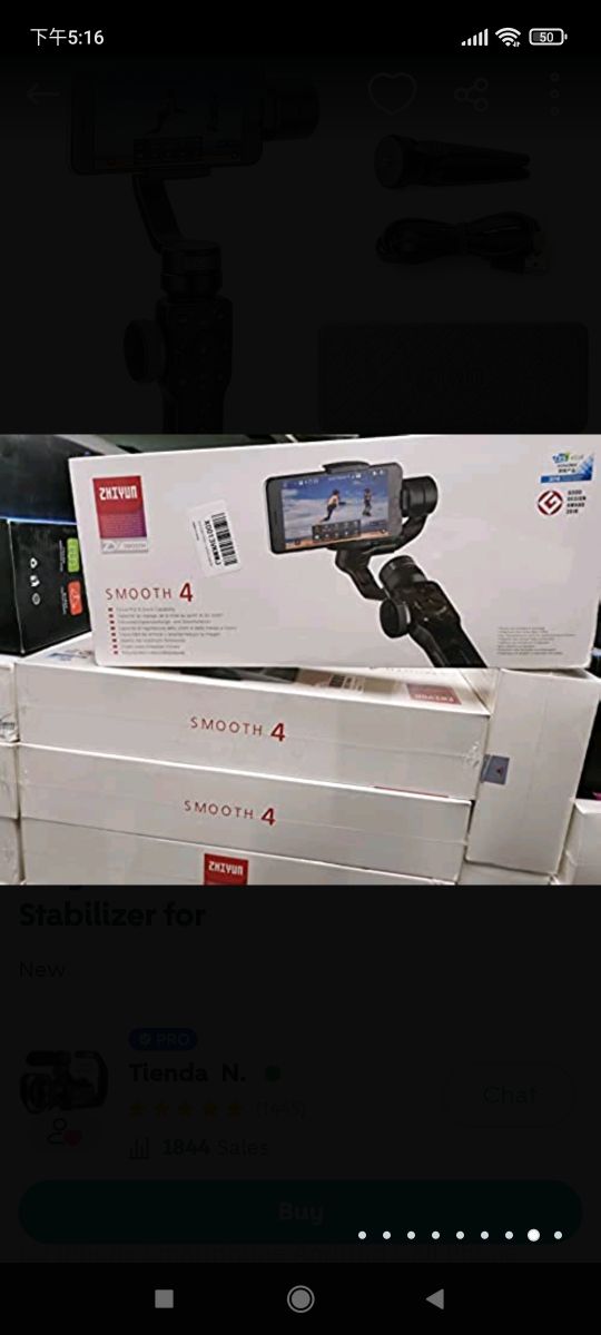 Zhiyun Smooth 4 Professional Gimbal Stabilizer for