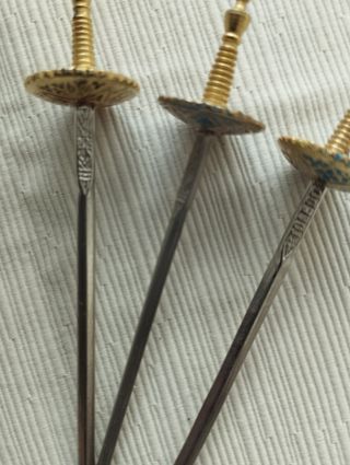 Espadas de cóctel antiguas 1960. 8 unidades.