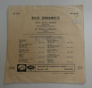 Vinilo antiguo Dúo Dinámico