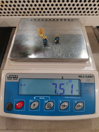 Pendientes de Oro 18 Kt y Topacios.