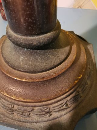 Lampara sobremesa de bronce y latón Mariner 85 cm