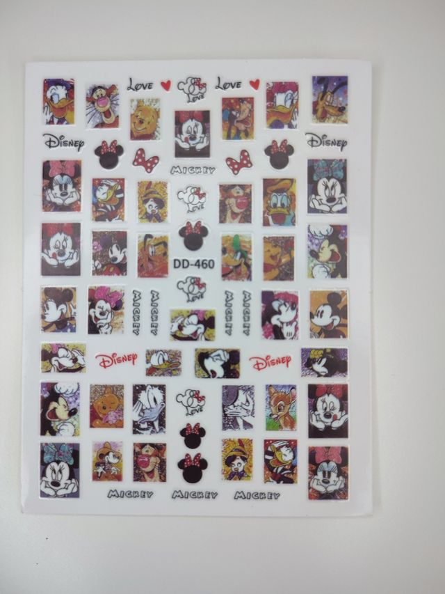 pegatinas 3D para uñas. Todo Disney!