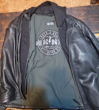 Cazadora cuero ACDC