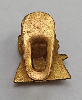 Antiguo Pin Solapa Alfa Máquinas de Coser Rojo