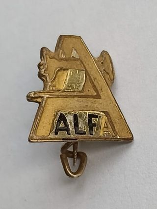 Antiguo Pin Aguja Alfa Máquinas de Coser Amarillo 