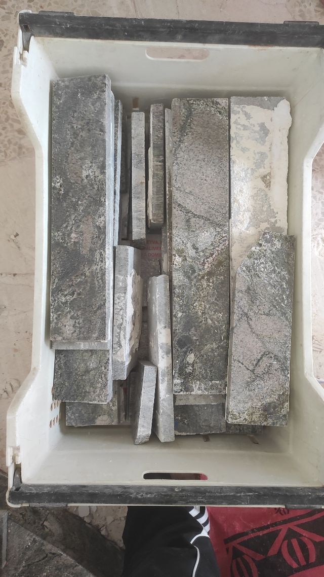 Rodapié marmol verde