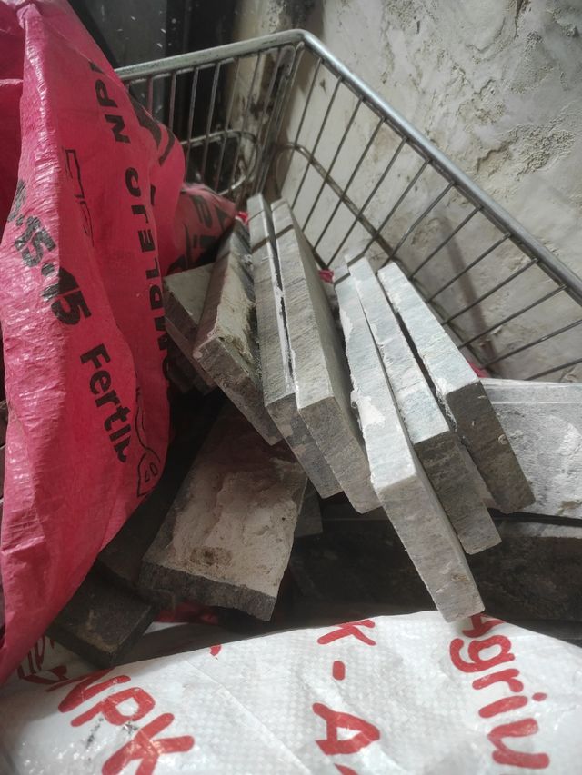 Rodapié marmol verde