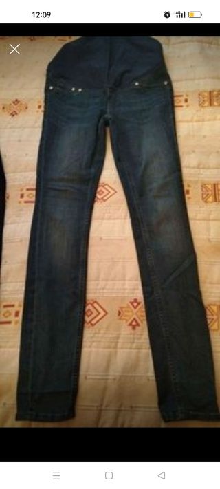 pantalones premamá talla s