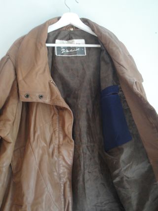 chaqueta cuero sintético /chaquetón /abrigo