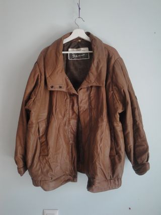 chaqueta cuero sintético /chaquetón /abrigo