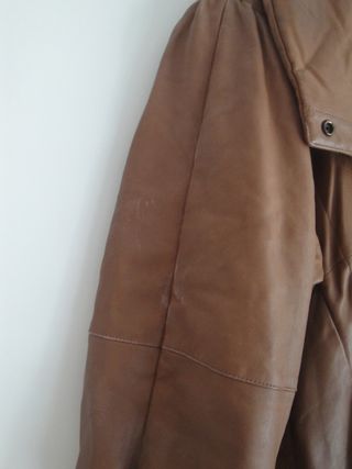 chaqueta cuero sintético /chaquetón /abrigo
