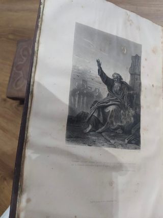 6 tomos Santa Biblia Vulgata. Año 1856